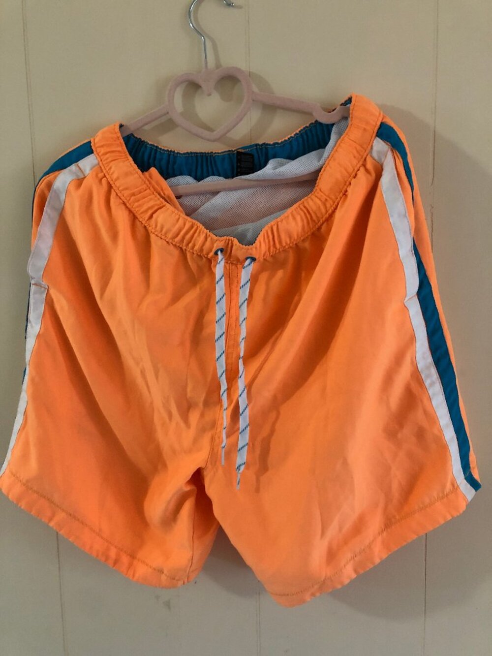 Bright Orange Swim Trunks
